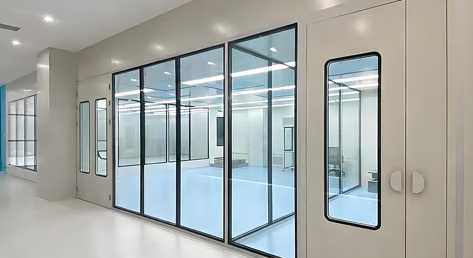 Industrial cleanroom temperature and humidity control